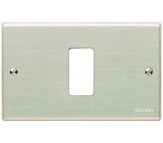 Bticino magic placca con viti a 1 posto oxidal